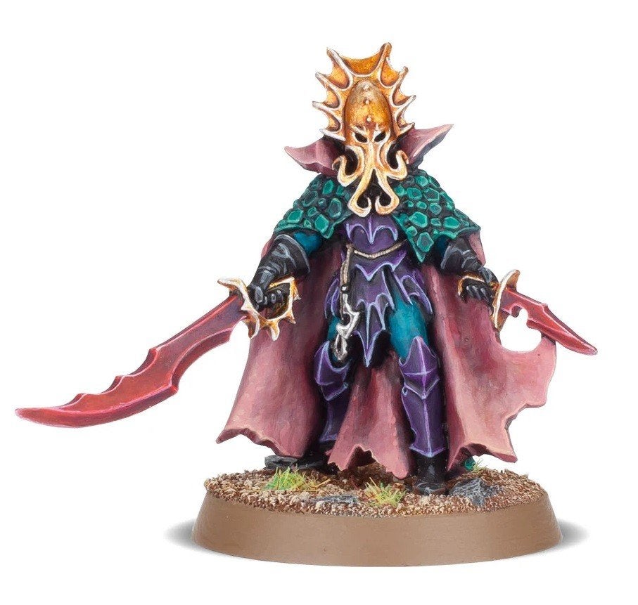 Lokhir Fellheart, the Krakenlord, Verzenden, Zo goed als nieuw, Warhammer, Figuurtje(s)