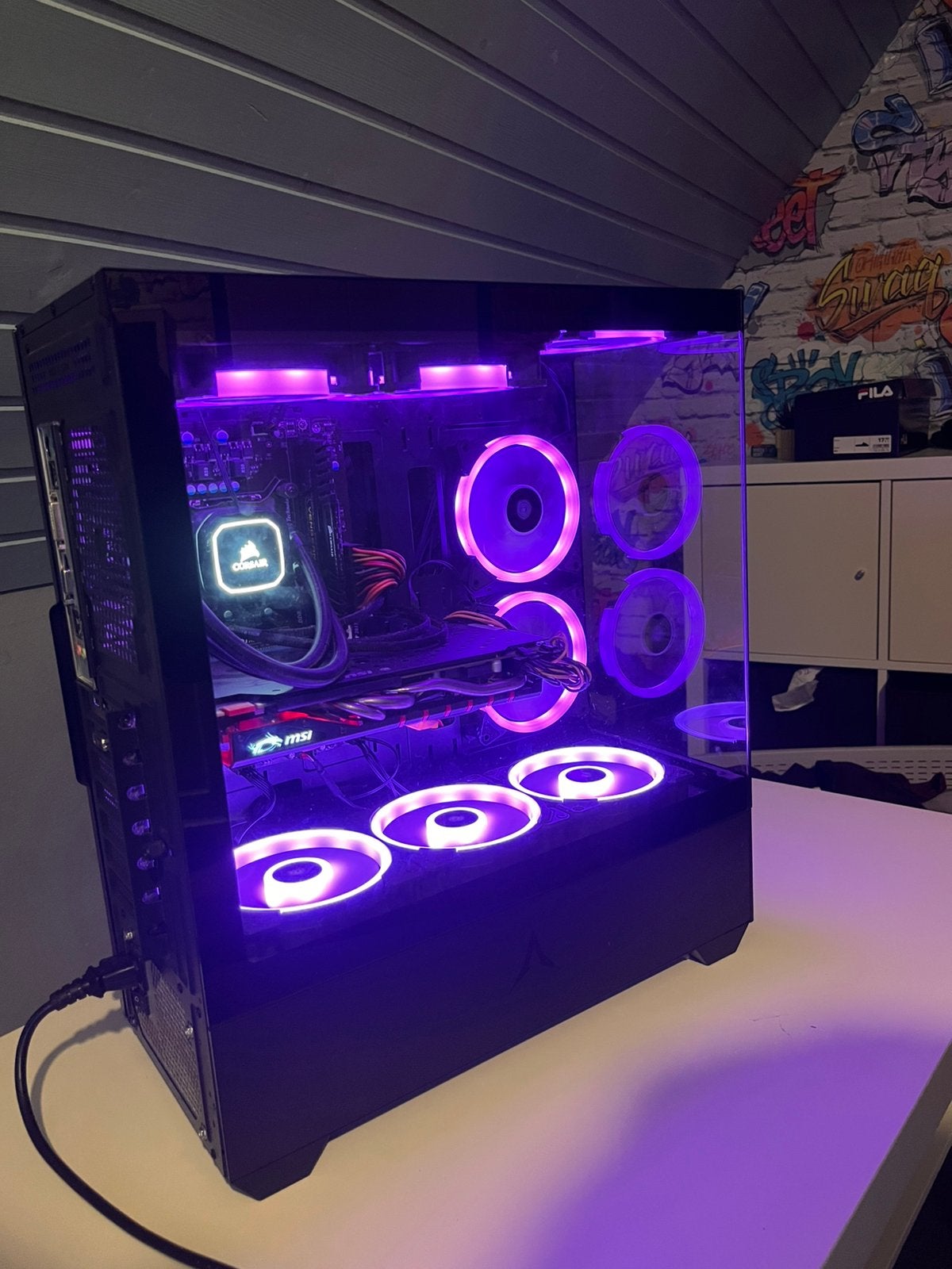 Gaming pc, Computers en Software, Desktop Pc's, Ophalen, Gebruikt, Gaming, SSD