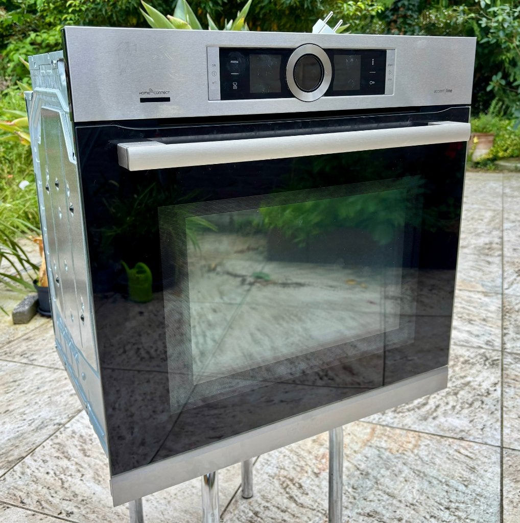 Bosch combi oven met magnetron en pyrolyse, Witgoed en Apparatuur, Ovens, Ophalen, Gebruikt, Bosch, Combi-oven