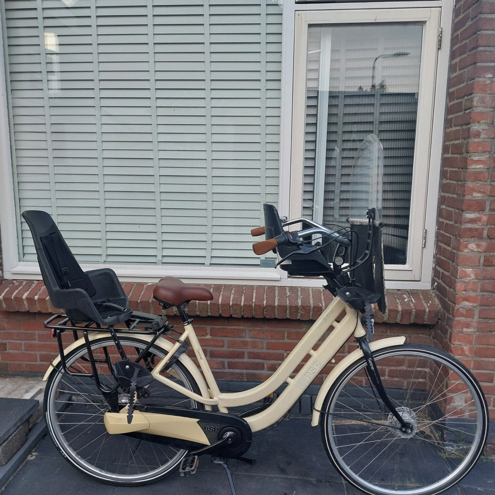 Bsp seine evo 53cm 7 Versnellingen complete mamafiets, Overige merken, 2 zitjes, 53 tot 56 cm, Versnellingen