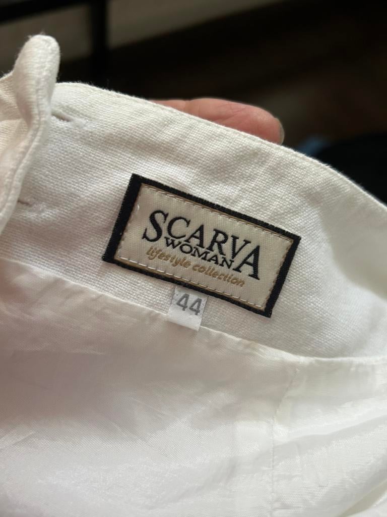 Scarva rok. Wit linnen 7 euro, Kleding | Dames, Wit, Maat 42/44 (L), Nieuw, Ophalen of Verzenden
