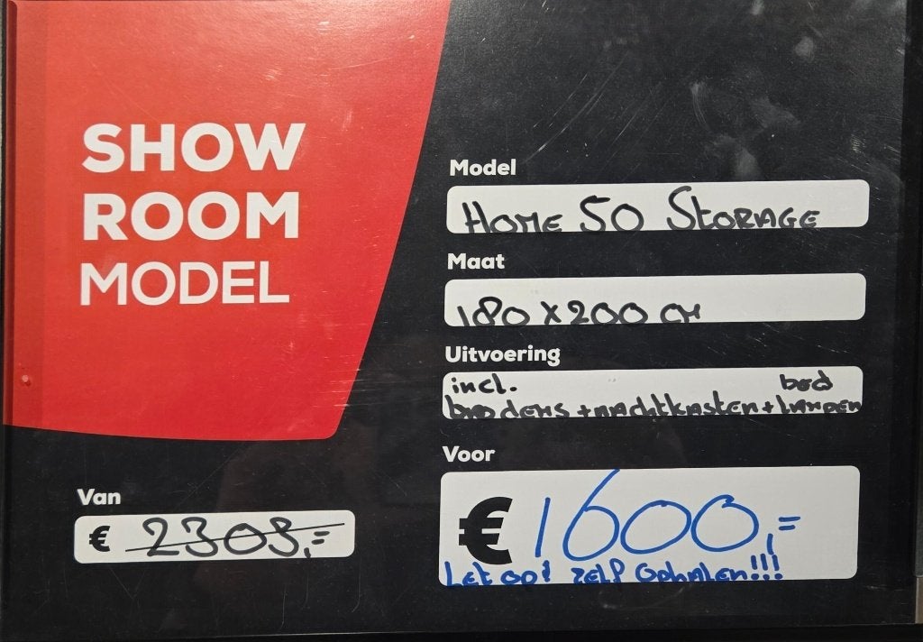 bedden, Huis en Inrichting, Slaapkamer | Bedden, Ophalen, Luxe, Tweepersoons, Zo goed als nieuw