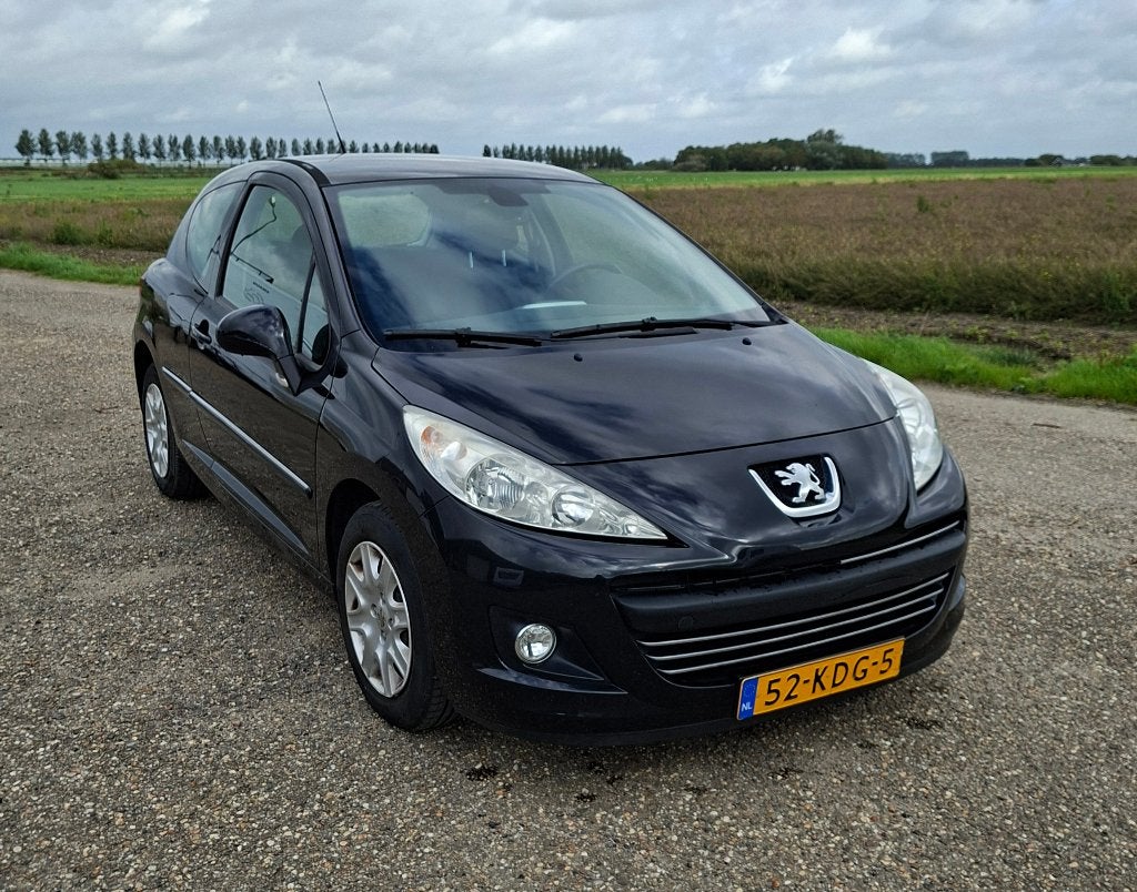 Peugeot 207 1.4 VTI 16V 3DRS 2009 Zwart, Voorwielaandrijving, Stof, Zwart, Origineel Nederlands