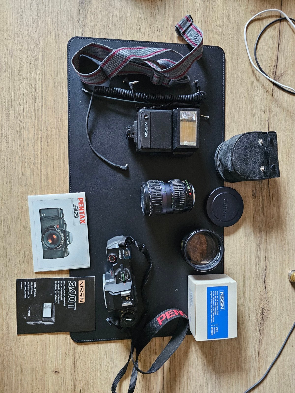 Pentax A3 Spiegelreflexcamera met accessoires en flitser, Ophalen, Gebruikt, Spiegelreflex, Pentax