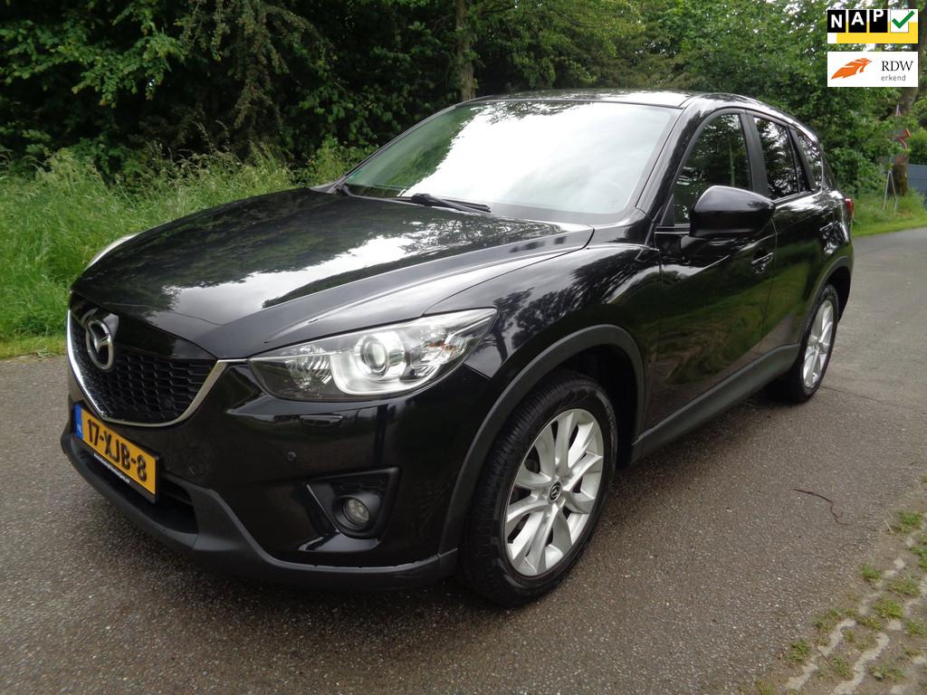 Mazda CX-5 2.0 GT-M 4WD Automaat/Leder/Navi! APK: 7-4-2027!, 4 cilinders, Zwart, Bedrijf, SUV of Terreinwagen