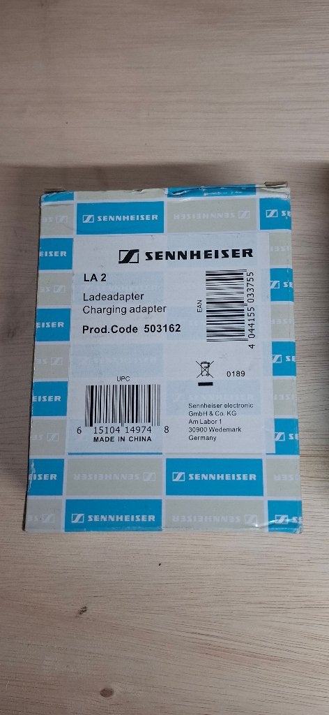 Sennheiser LA 2 microfoon laders (nieuw in verpakking), Ophalen of Verzenden, Nieuw, Zangmicrofoon, Draadloos