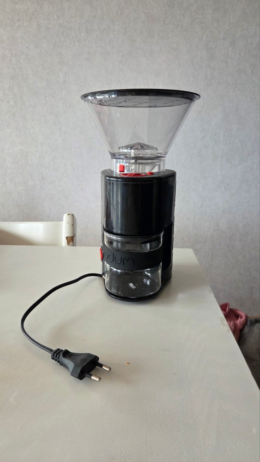 Bodum Bistro Conical Burr Coffee Grinder – well maintained, Witgoed en Apparatuur, Ophalen of Verzenden, Espresso apparaat
