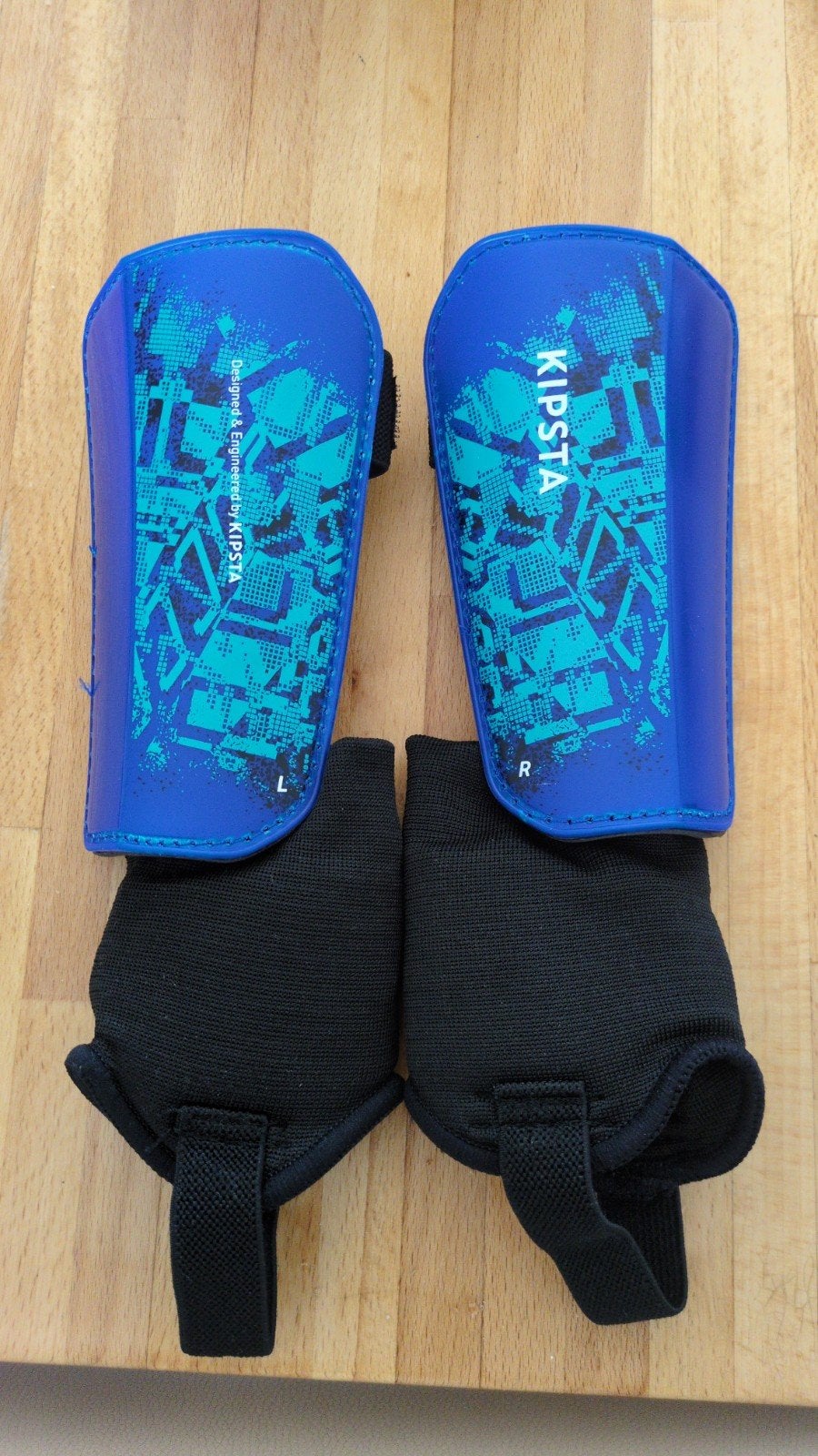 Kipsta scheenbeschermers - Blauw, Ophalen of Verzenden, Zo goed als nieuw, Overige typen