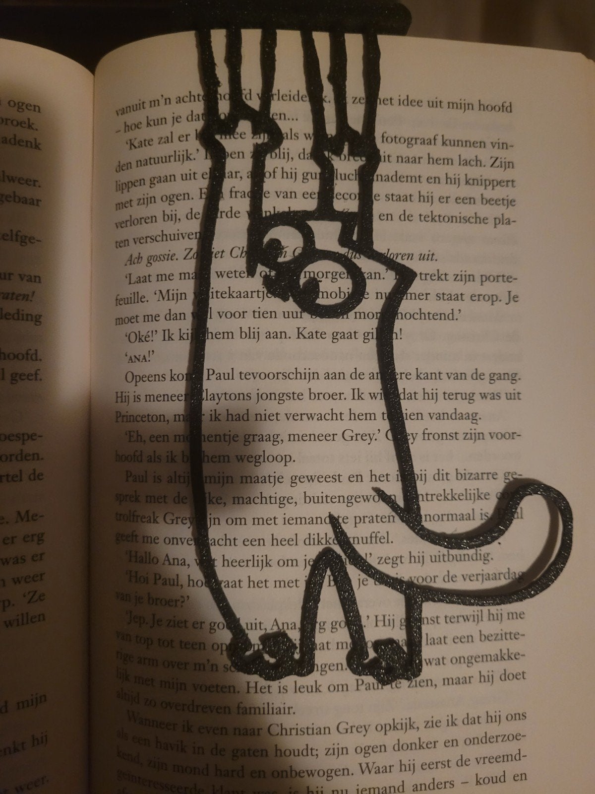 3D Geprinte Boekenlegger Simon's Cat - Ophalen, Ophalen, Nieuw, Dier