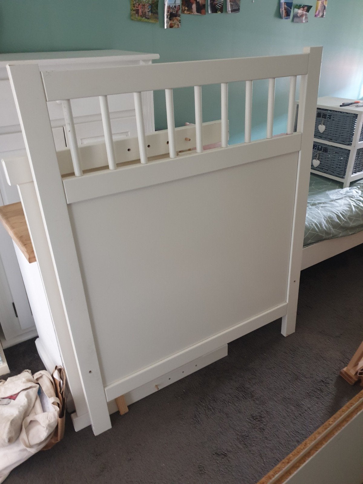 Hemnes 1 persoonsbed, 85 tot 100 cm, Gebruikt, 180 cm of meer, Ophalen