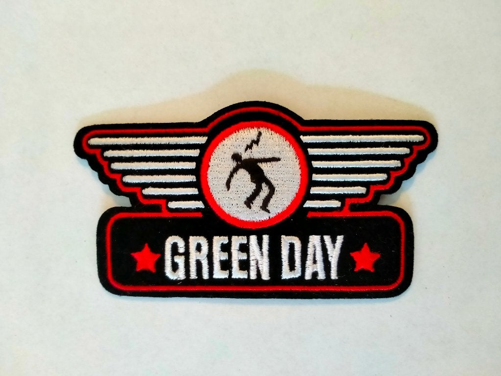 Greenday Green Day muziek rock patch kleding embleem logo 2, Ophalen of Verzenden, Nieuw, Kleding