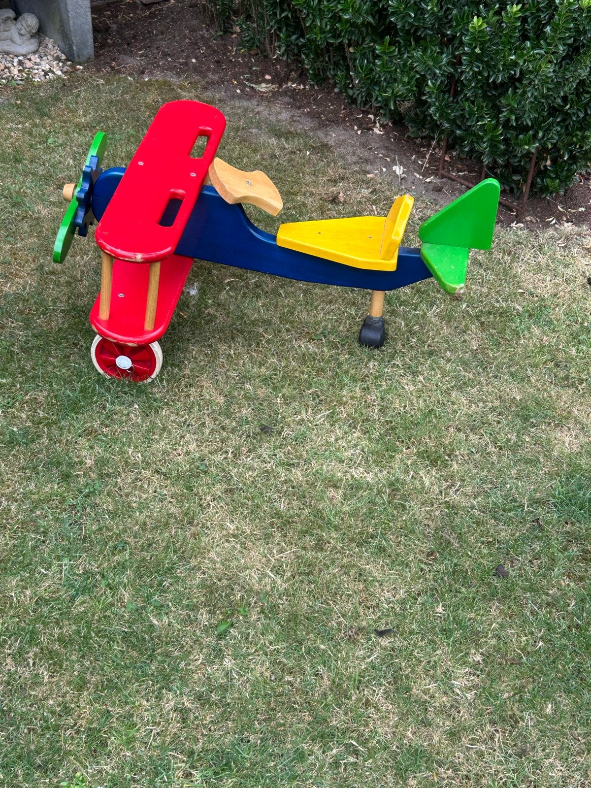 Houten loopvliegtuig voor kinderen, Kinderen en Baby's, Ophalen, Gebruikt, Loopvoertuig