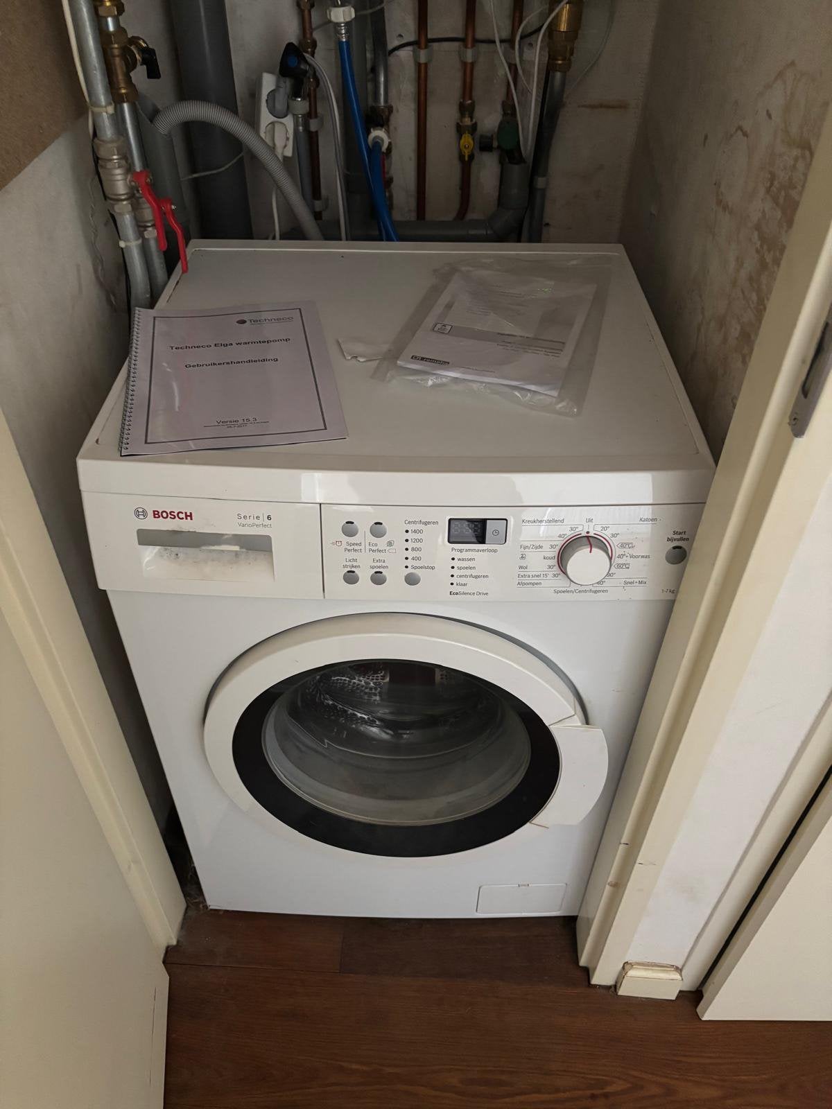 Bosch Serie 6 VarioPerfect, Witgoed en Apparatuur, Ophalen, Minder dan 85 cm, Handwasprogramma, Zo goed als nieuw
