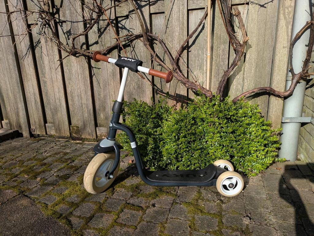 Puky step met mandje en kinbeschermer, Ophalen