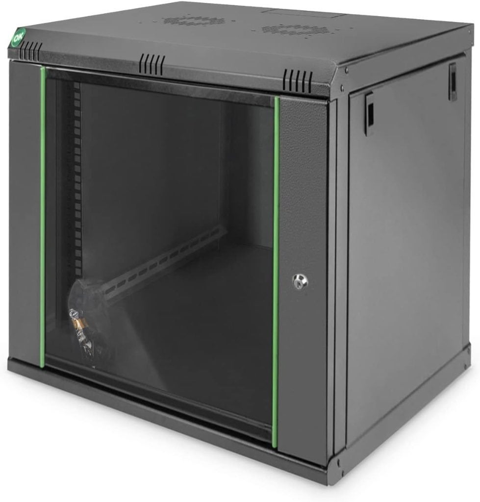DIGITUS patchkast - 12U – 450 mm diep - NIEUW, Ophalen of Verzenden, Nieuw, Glas, Plaatstaal