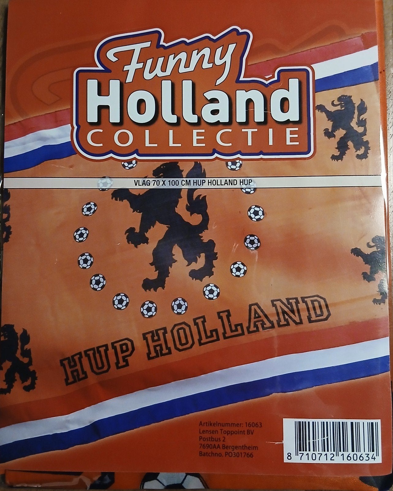 Vlaggen oranje hup Holland hup, Maat XL, Ophalen of Verzenden, Nieuw, Overige typen