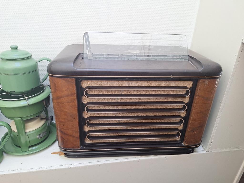Vintage buizenradio - Decoratieve radio, Ophalen of Verzenden, Gebruikt, Radio
