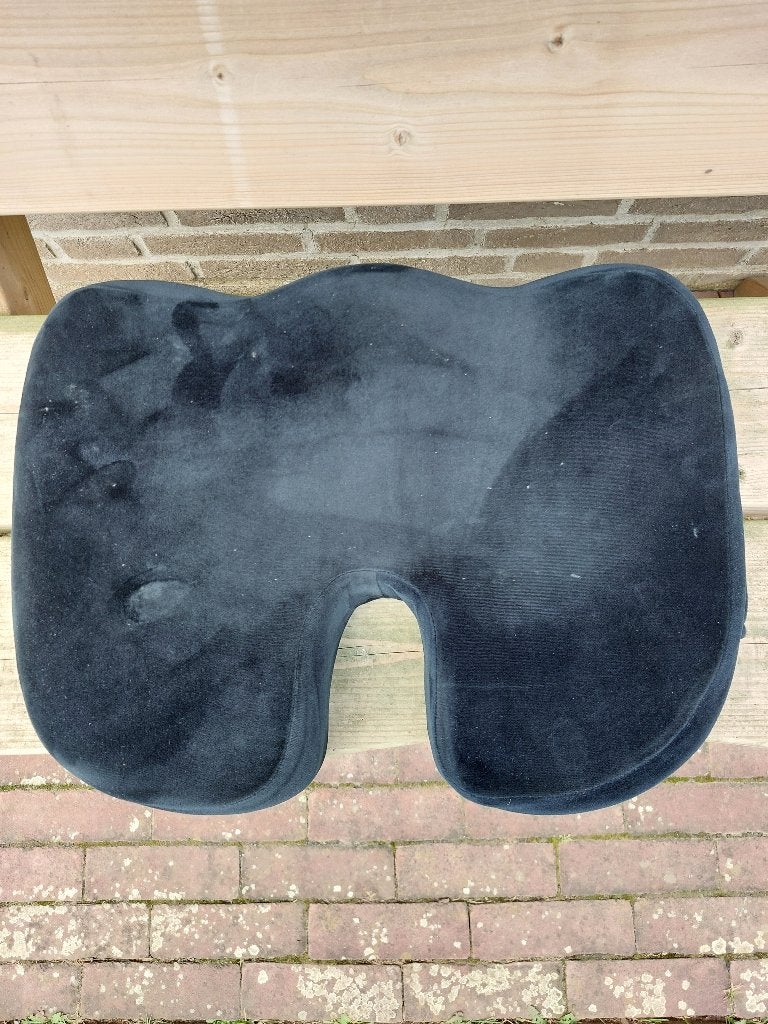 Mooie stabiele stoelverhoger, Ophalen, Blauw, Klassiek, Zo goed als nieuw