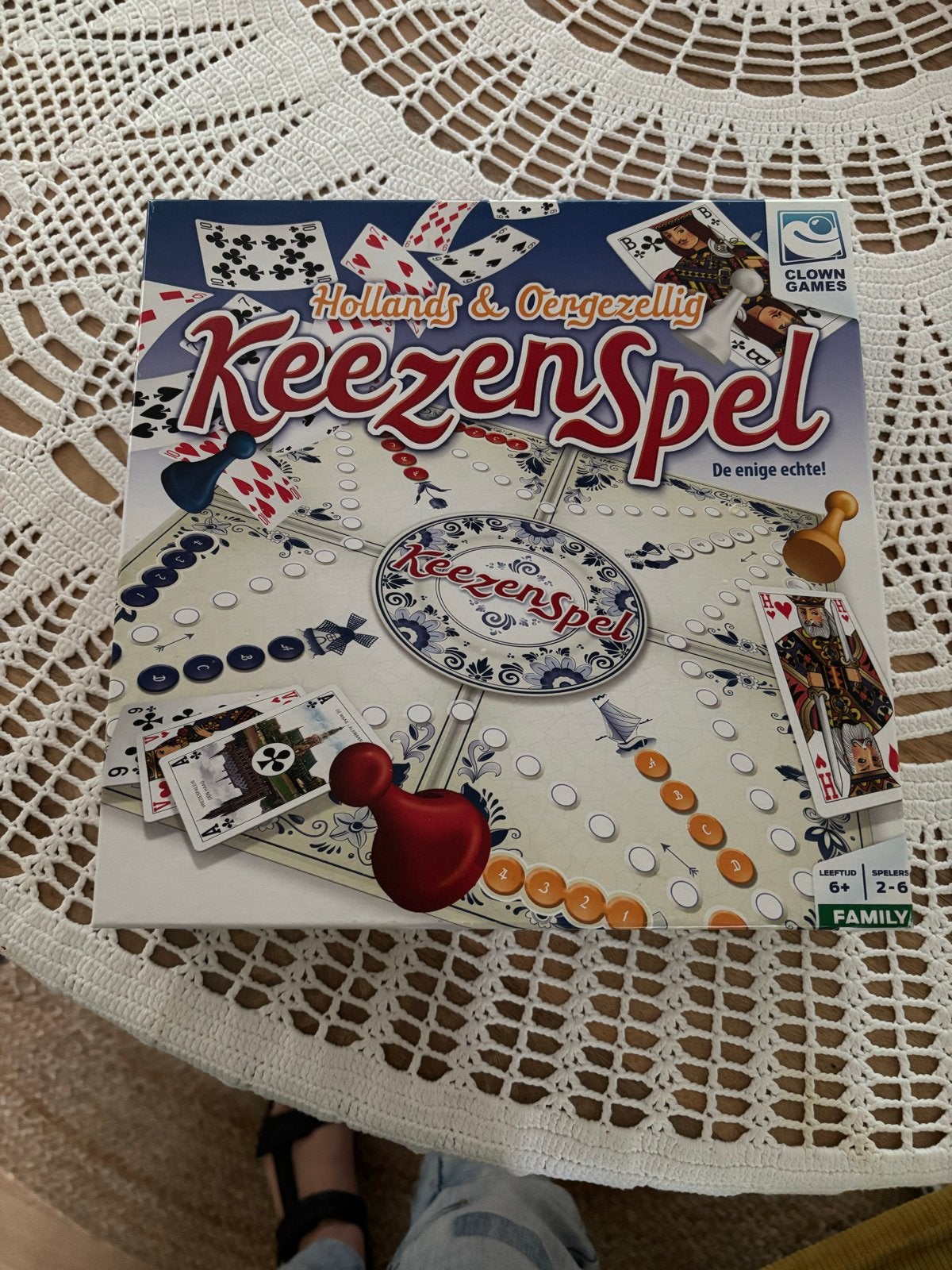 Hollands & Oergezellig Keezenspel - Clown Games, Drie of vier spelers, Ophalen of Verzenden, Zo goed als nieuw