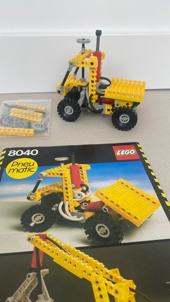Lego 8040 Technic Pneumatisch, Ophalen of Verzenden, Zo goed als nieuw