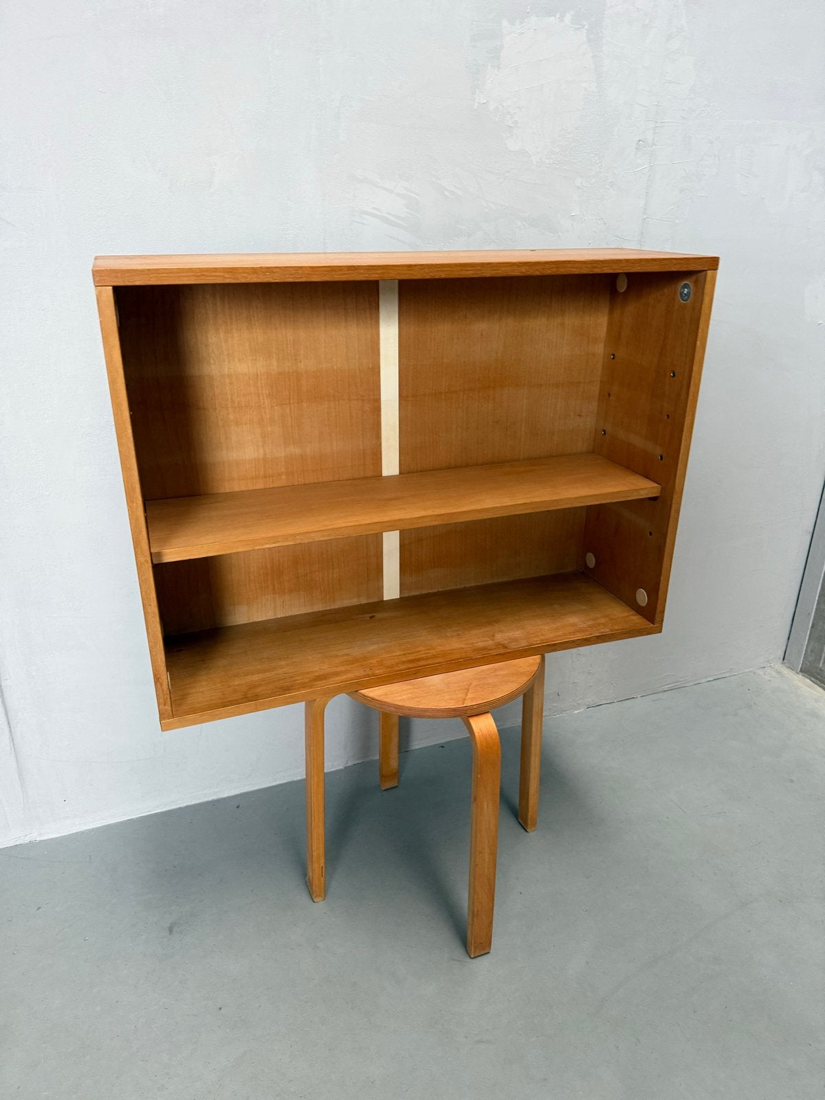 Vintage boekenkastje met verstelbare legplank, Ophalen of Verzenden