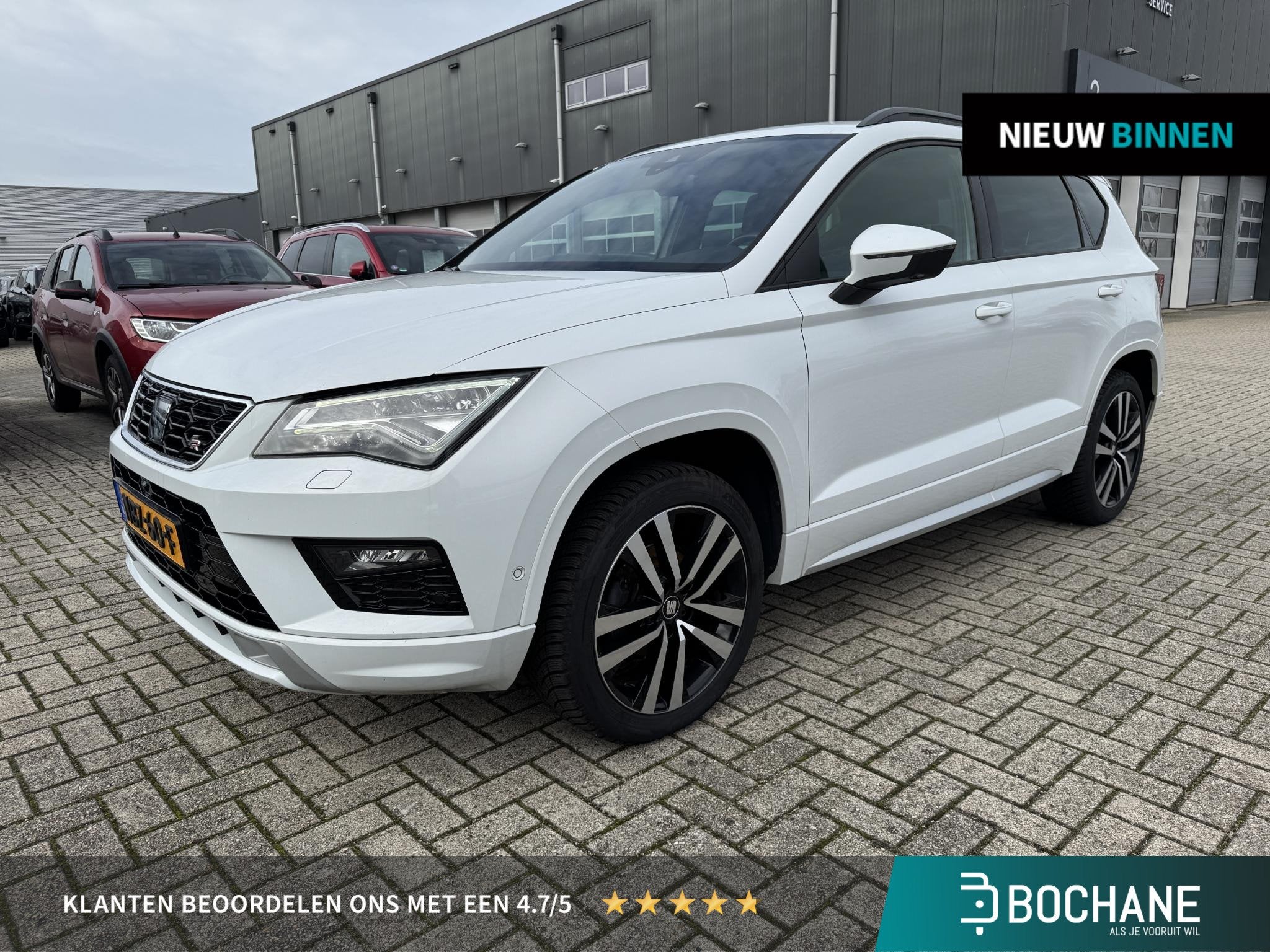 SEAT Ateca 1.5 TSI FR Intense TREKHAAK | ACC | 360* Camera |, Auto's, 4 cilinders, Wit, Bedrijf, 19 km/l