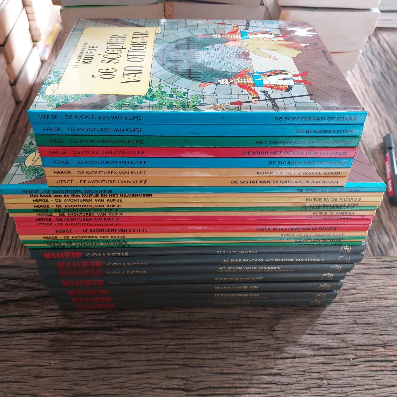 27 x Kuifje verzameling HC / SC / bundelingen, Boeken, Stripboeken, Meerdere stripboeken, Ophalen of Verzenden, Gelezen, Hergé