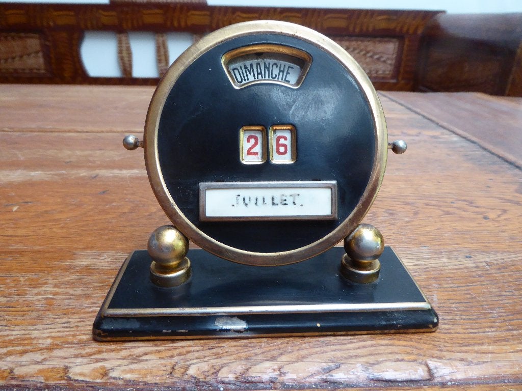 Art deco eeuwig durende kalender