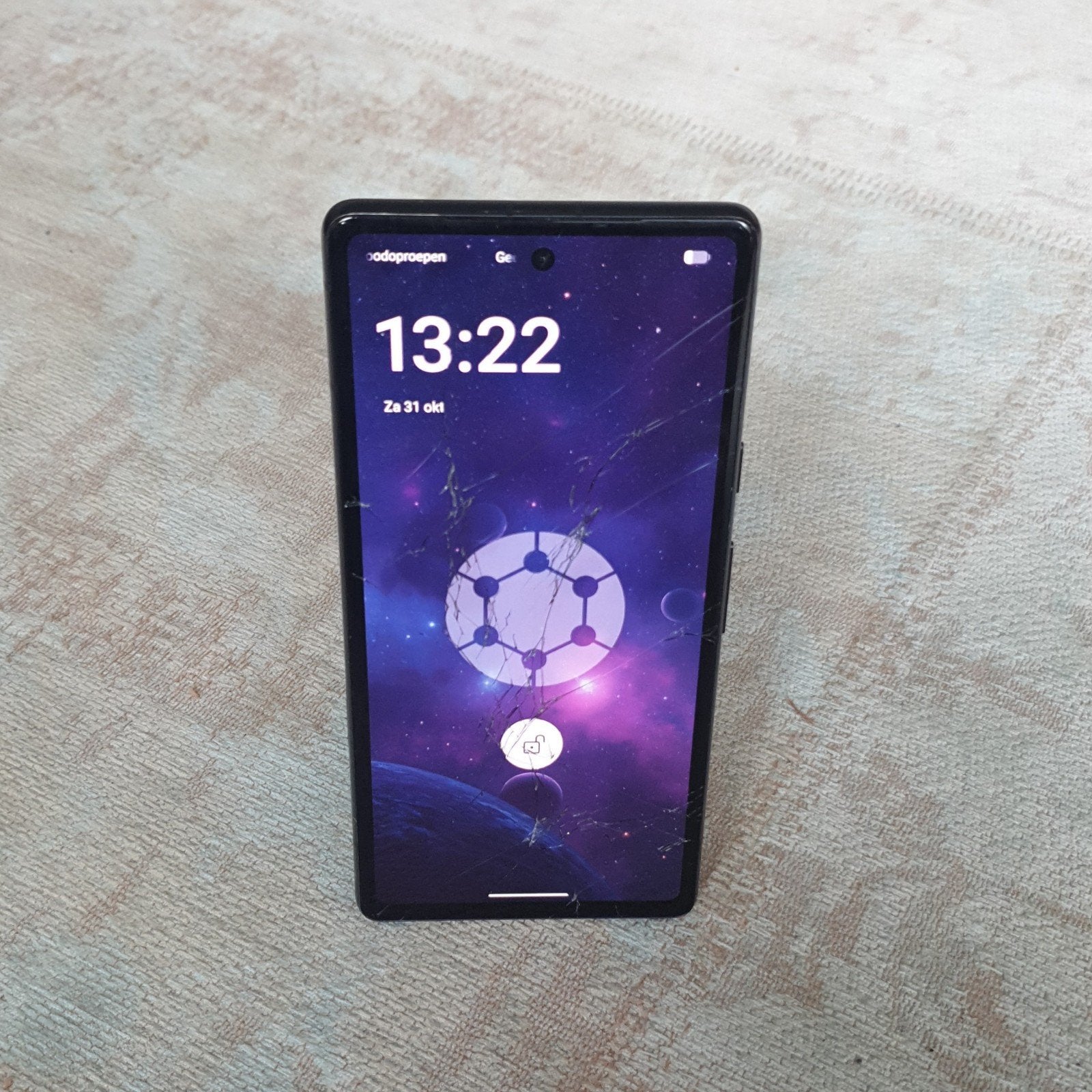 Google Pixel 7a GrapheneOS test-telefoon met schermschade,, Ophalen of Verzenden, Klassiek of Candybar, Zonder simlock, Niet werkend