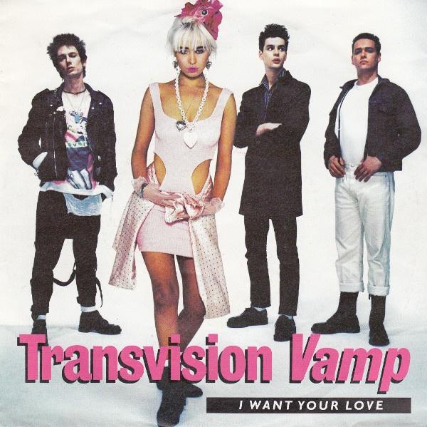 Transvision Vamp - I Want your Love (Single), Fotohoes, Ophalen of Verzenden, Gebruikt, Rock en Metal