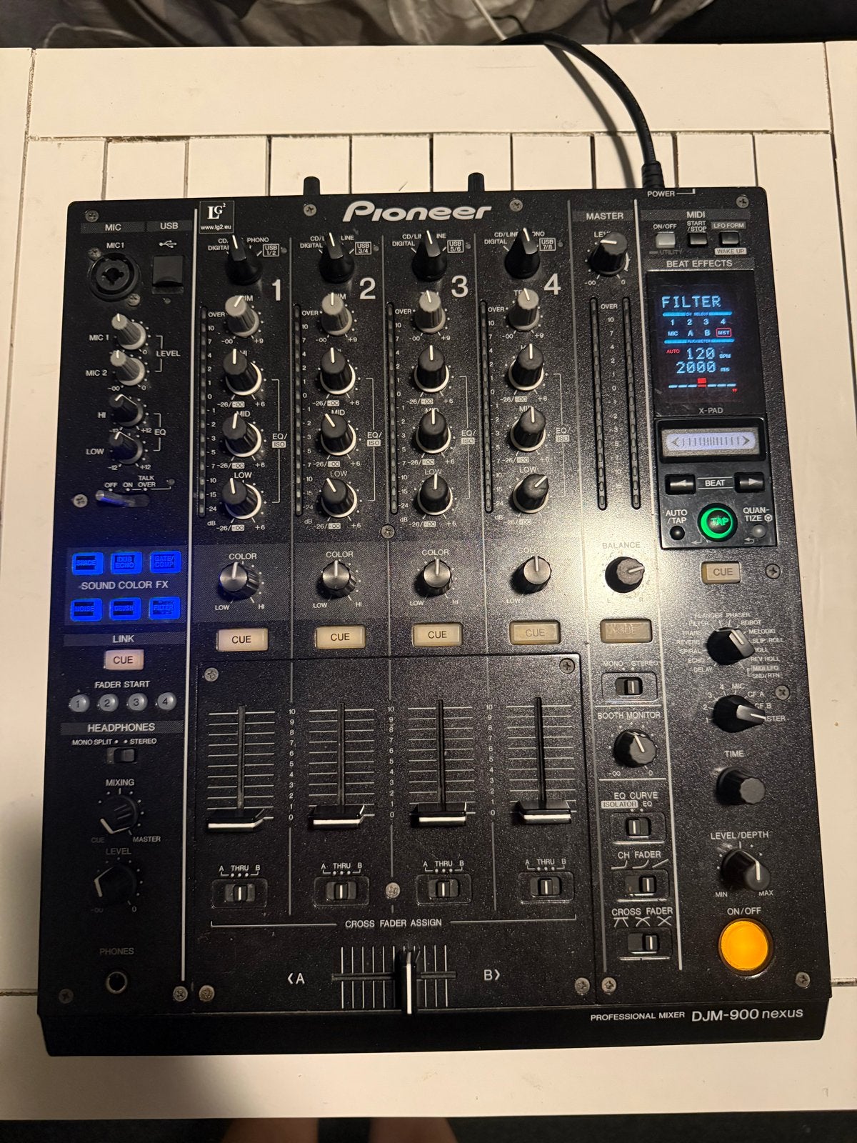 Pioneer DJM-900 Nexus (DJM-900NXS) DJ Mixer, Muziek en Instrumenten, Dj-sets en Draaitafels, Ophalen of Verzenden, Gebruikt, Dj-set