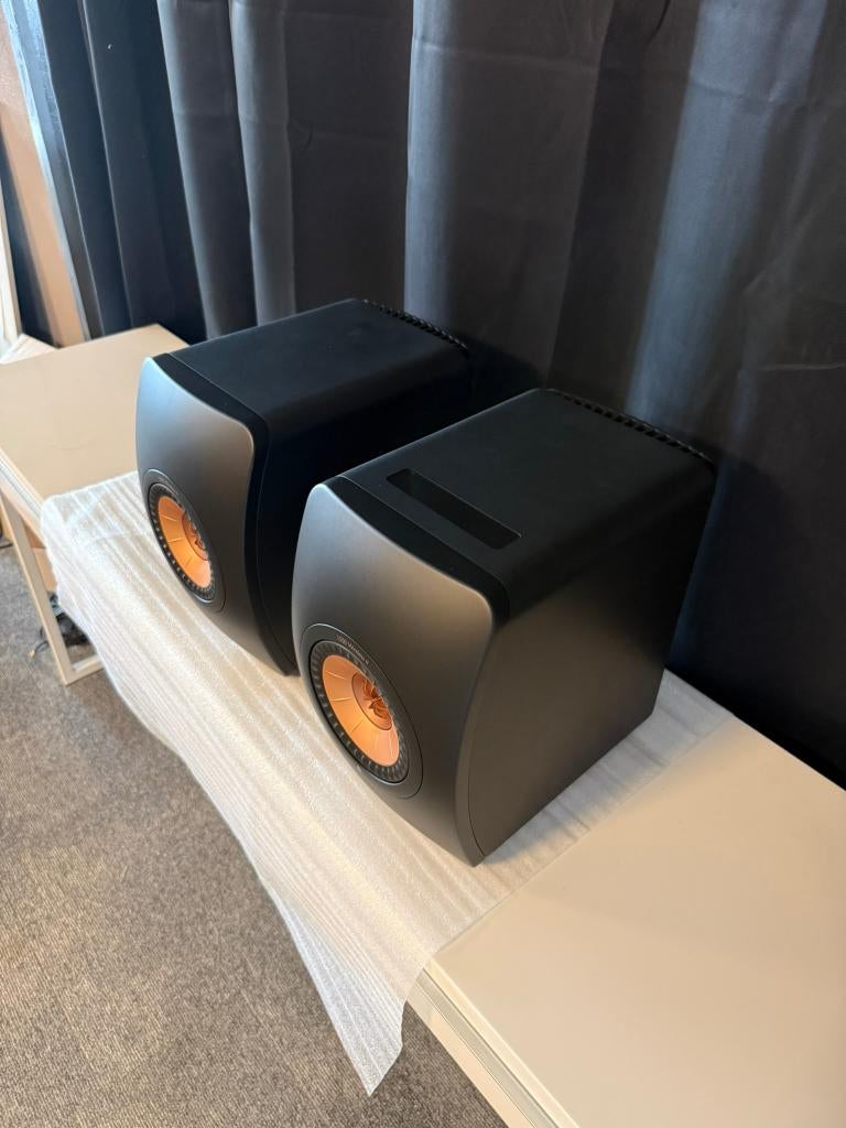 KEF LS50 Wireless II – Black | Als nieuw | Dealer garantie, Audio, Tv en Foto, Luidsprekers, Overige merken, Ophalen of Verzenden
