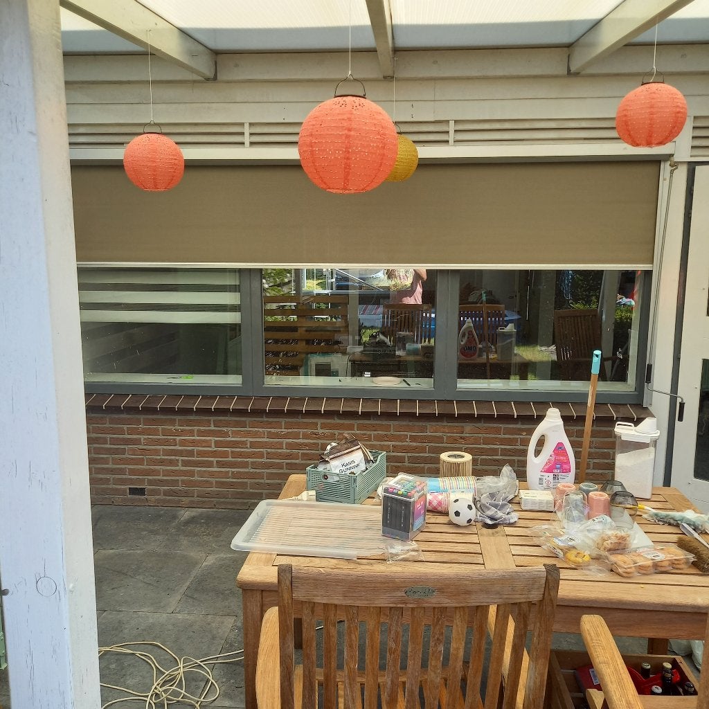 Handbediende screen., Doe-het-zelf en Verbouw, Deuren en Horren, Zo goed als nieuw, Overige typen, Minder dan 200 cm, 120 cm of meer