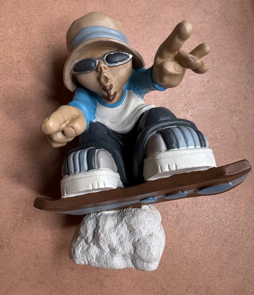Poppetje met skateboard, merk Spirit, collector's item, Ophalen of Verzenden, Zo goed als nieuw
