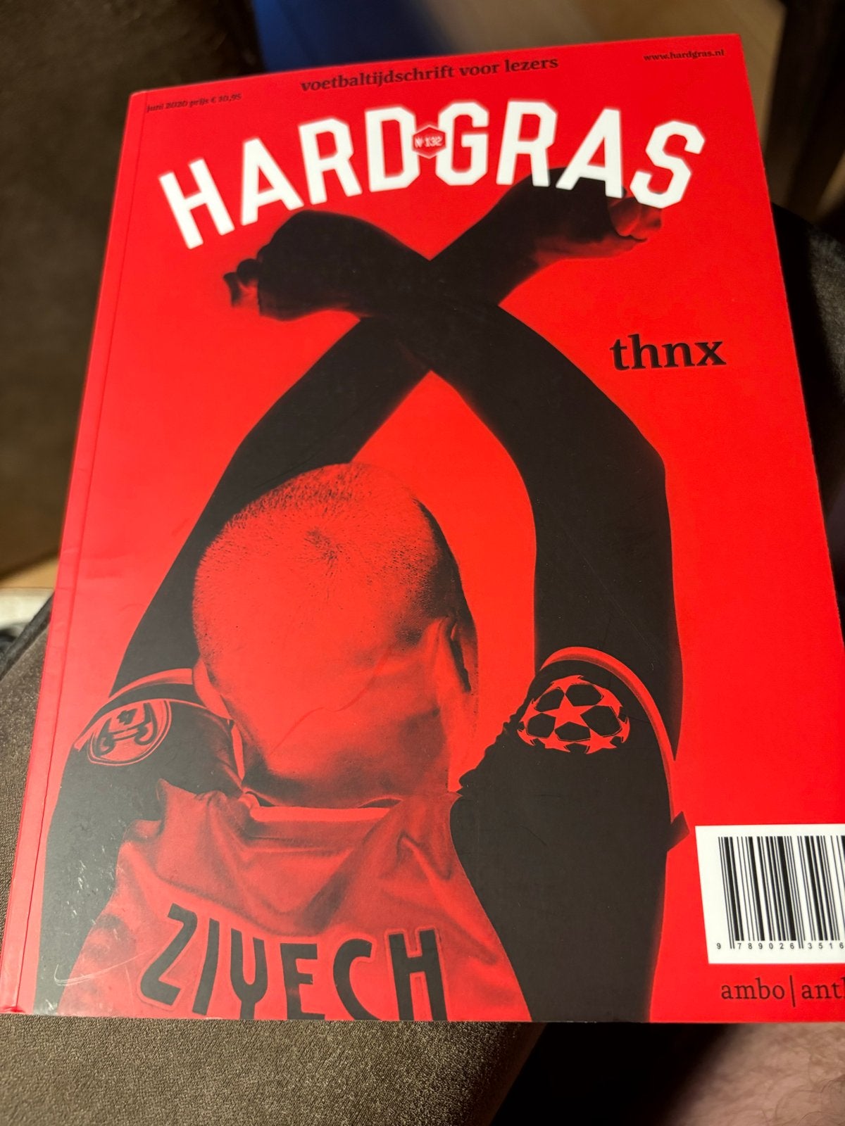 Hard Gras Voetbaltijdschrift nummer 132- Ziyech Cover, Ophalen of Verzenden, Gelezen, Overige typen