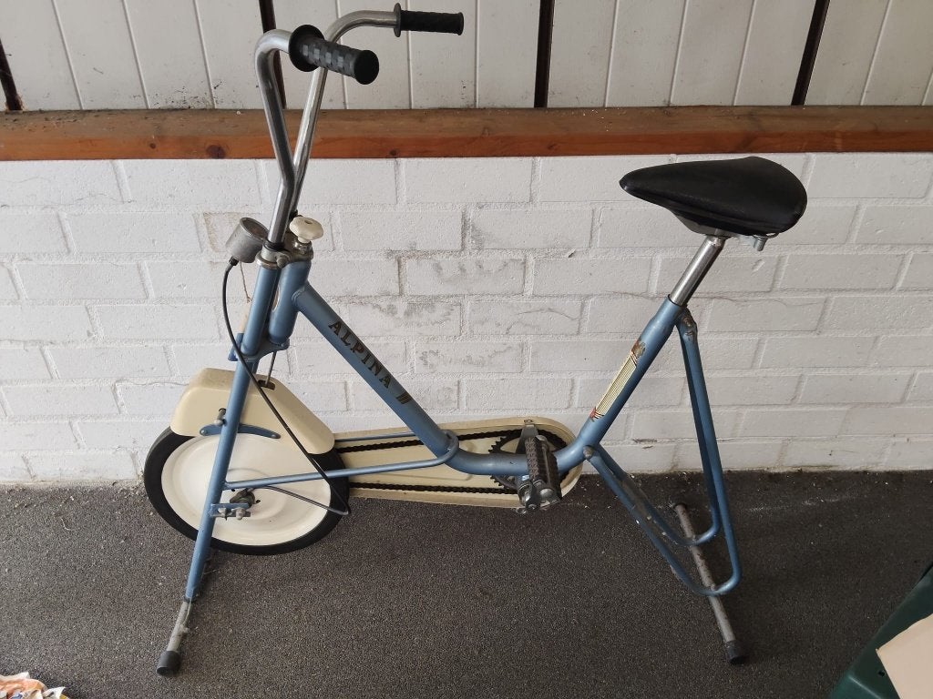 Vintage hometrainer fiets, Ophalen, Gebruikt, Metaal, Hometrainer