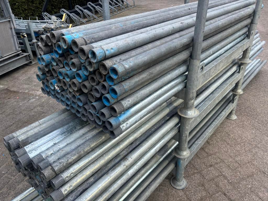 Nette Tubelock / Tube Lock buizen in 2 - 3 - 4 meter Steiger, Doe-het-zelf en Verbouw, Steigers, Ophalen, Zo goed als nieuw, Gevelsteiger