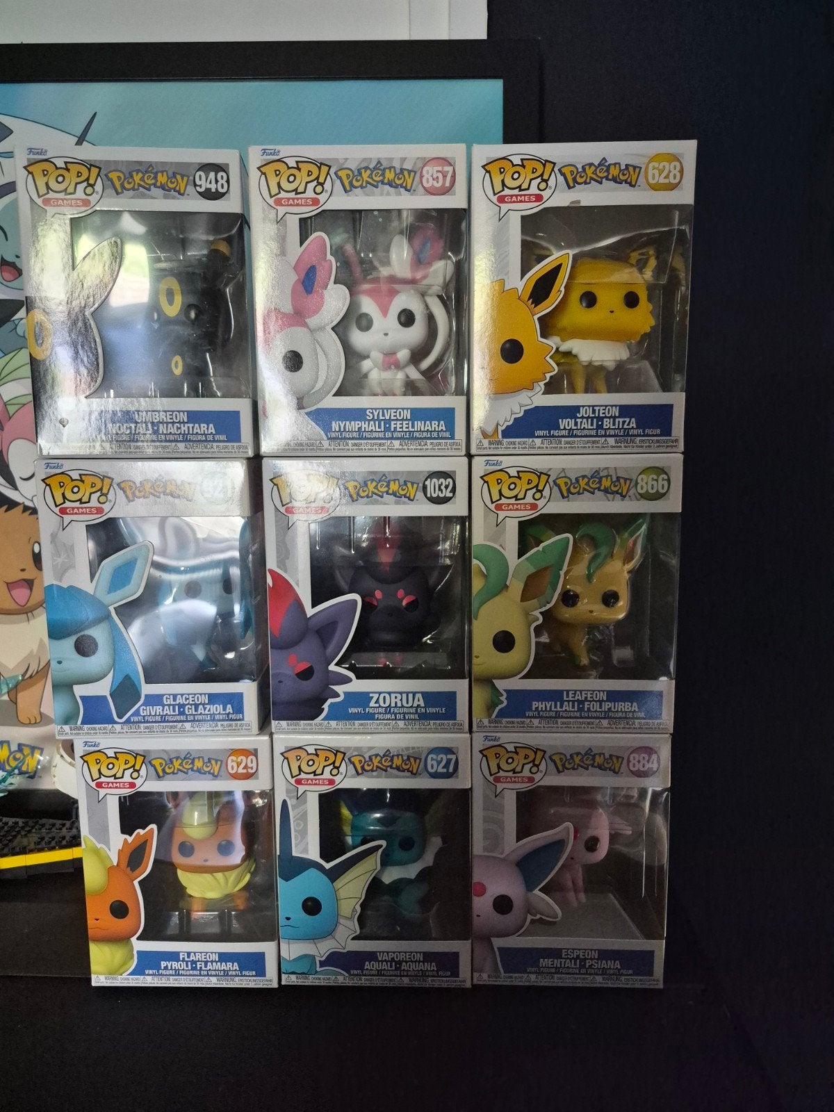 funko pop eevee evoluties & zorua, Ophalen of Verzenden, Nieuw, Overige typen