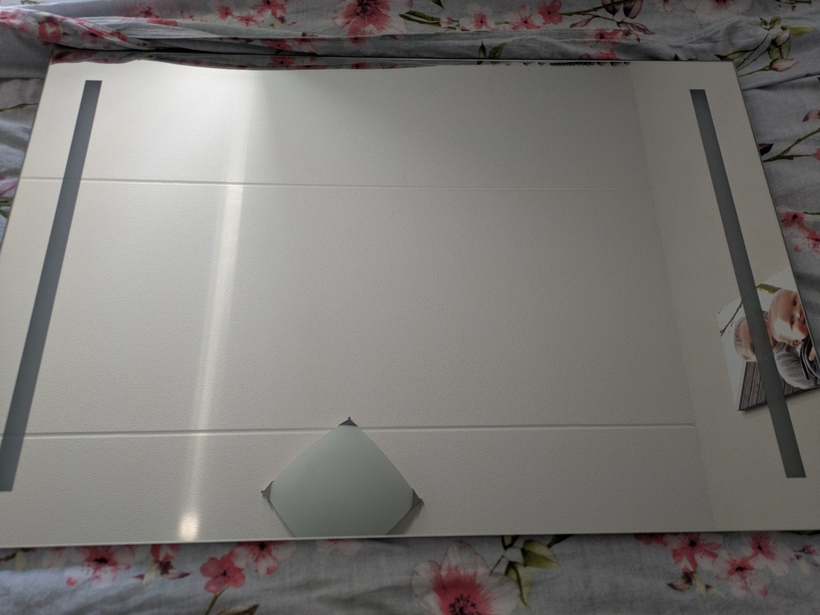 Badkamerspiegel met verlichting en verwarming, Ophalen, Gebruikt, Overige typen, 50 tot 100 cm