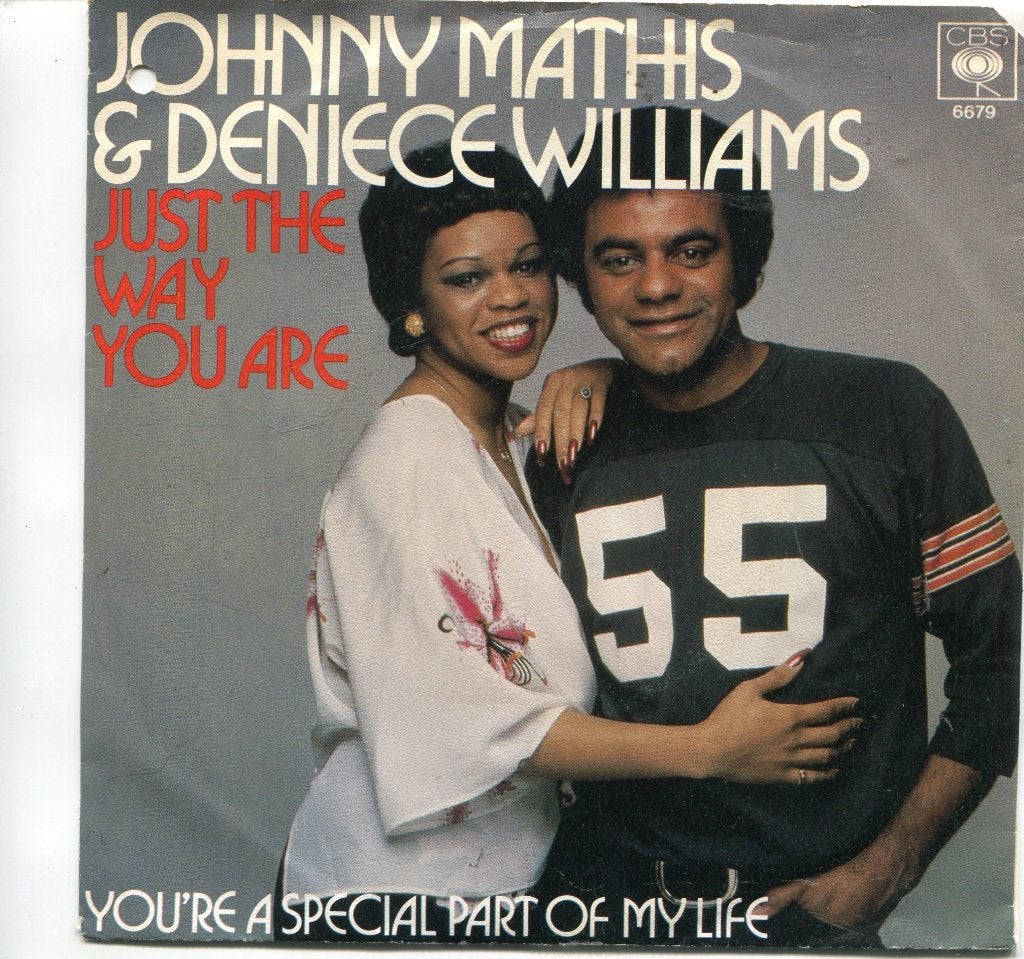 JOHNNY MATHIS & DENIECE WILLIAMS  -  Just the way you are, Gebruikt, 7 inch, Pop, Fotohoes