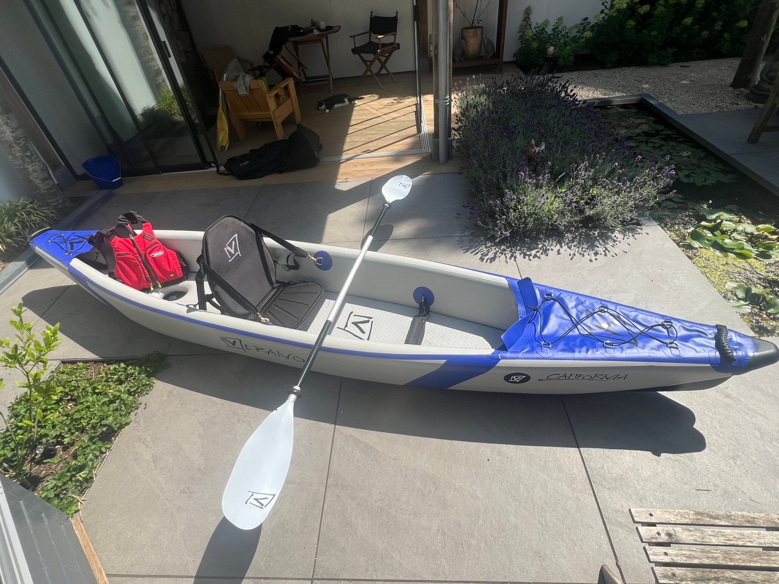 Prachtige Verano California Kajak te koop, Watersport en Boten, Kano's, Ophalen, Eén persoon, Kajak, Zo goed als nieuw