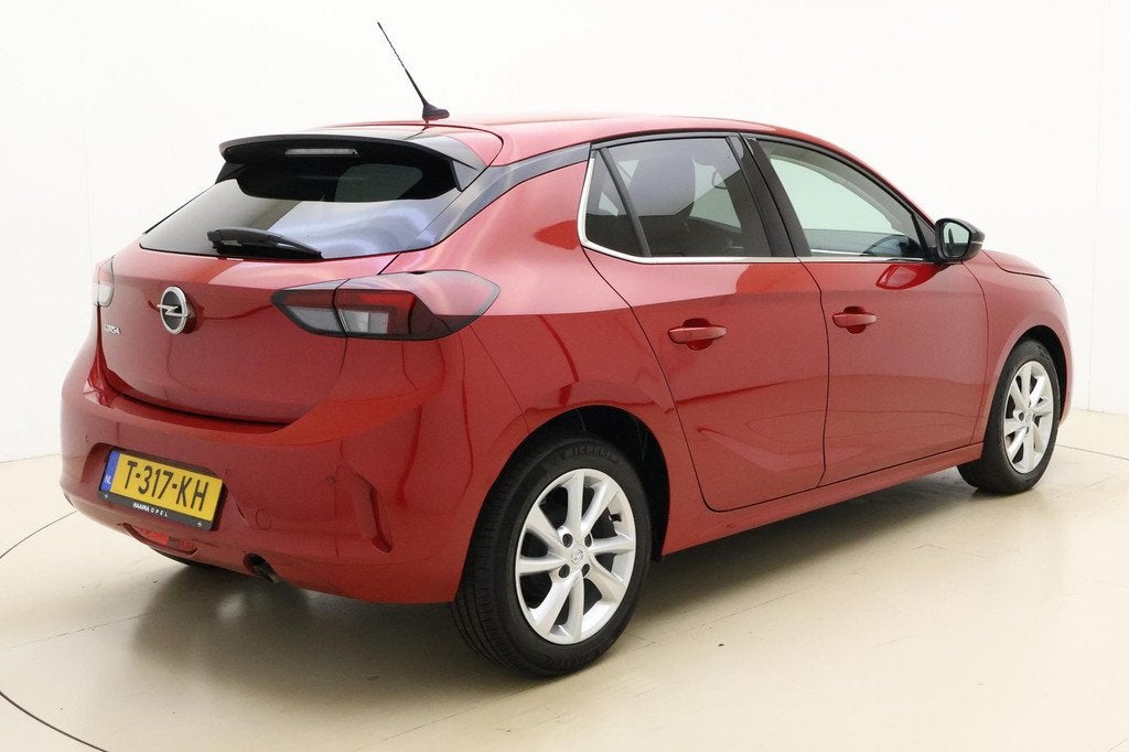 Opel Corsa 1.2 Turbo 100pk Elegance | Navigatie | Airco | Cr, Stof, Gebruikt, 49 €/maand, Handgeschakeld