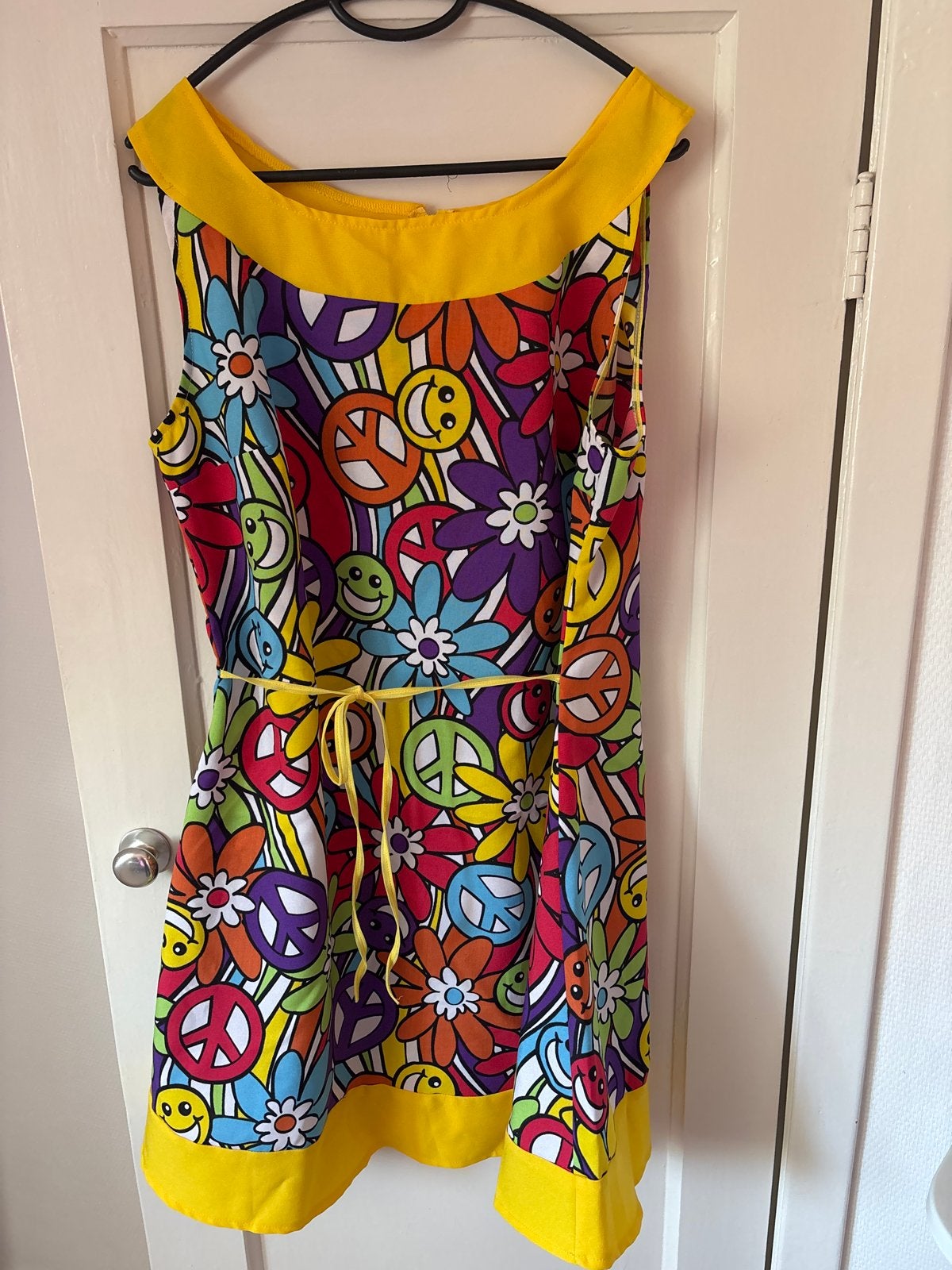 Hippie Jurk Jaren 60/70 - Maat L, Maat 42/44 (L), Ophalen of Verzenden, Kleding, Overige thema's