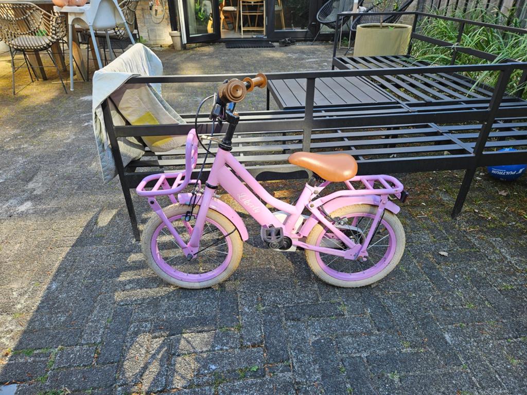 Liberty 12 inch meisjesfiets, Ophalen, Gebruikt, Velgrem, Liberty