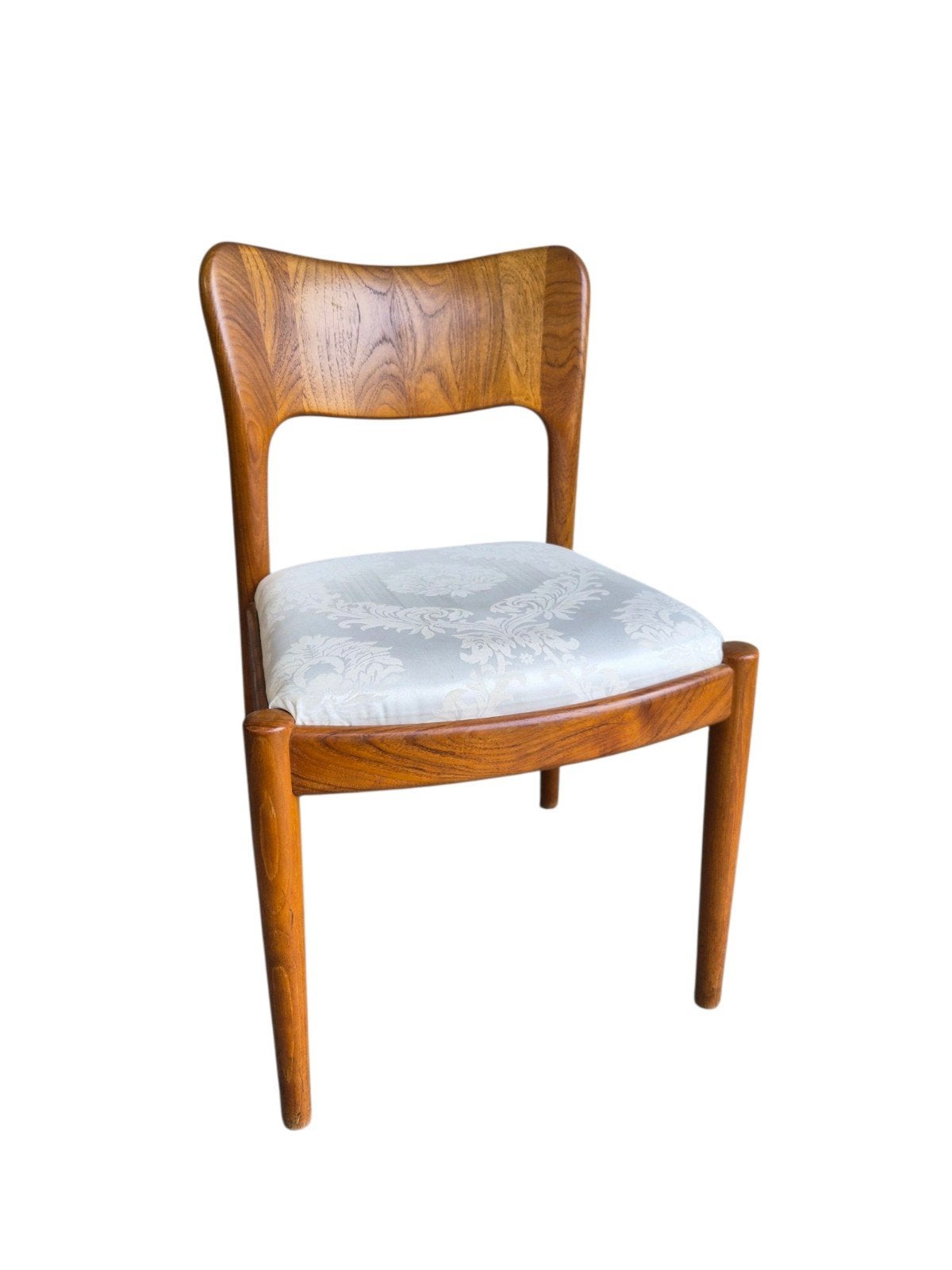 4 x vintage Niels Koefoed Hornslet stoel (setprijs), Huis en Inrichting, Stoelen, Ophalen, Gebruikt, Niels Koefoed, Wit