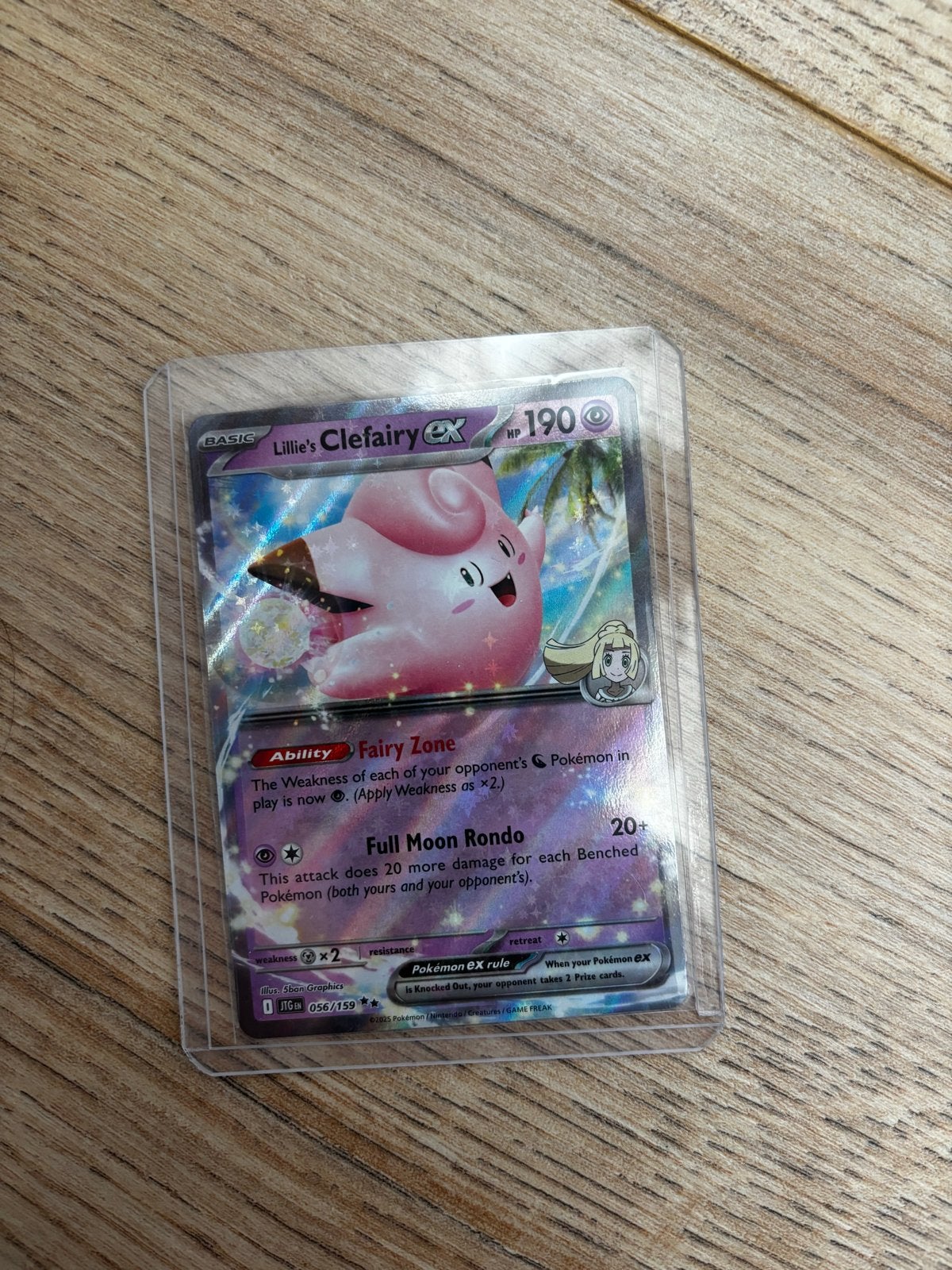 Pokémon Kaarten: Lillie's Clefairy EX & Team Rocket's Moltre, Ophalen of Verzenden, Zo goed als nieuw, Meerdere kaarten