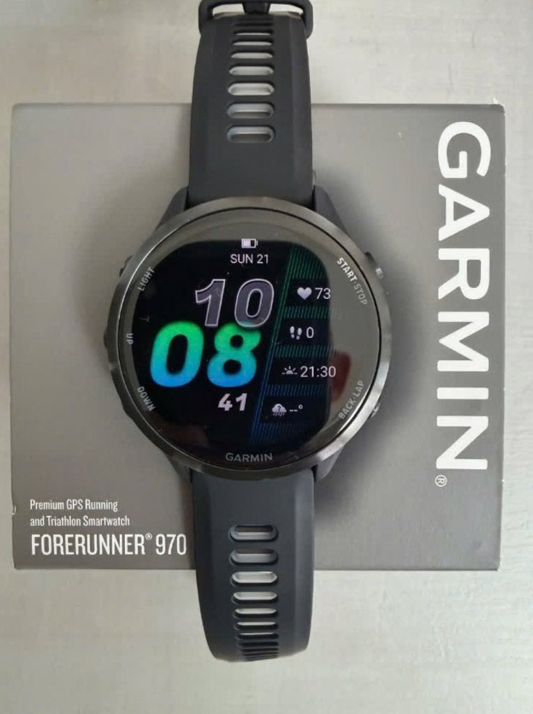 Garmin forerunner 970, Sieraden, Tassen en Uiterlijk, Ophalen of Verzenden, Zo goed als nieuw, Zwart, Android