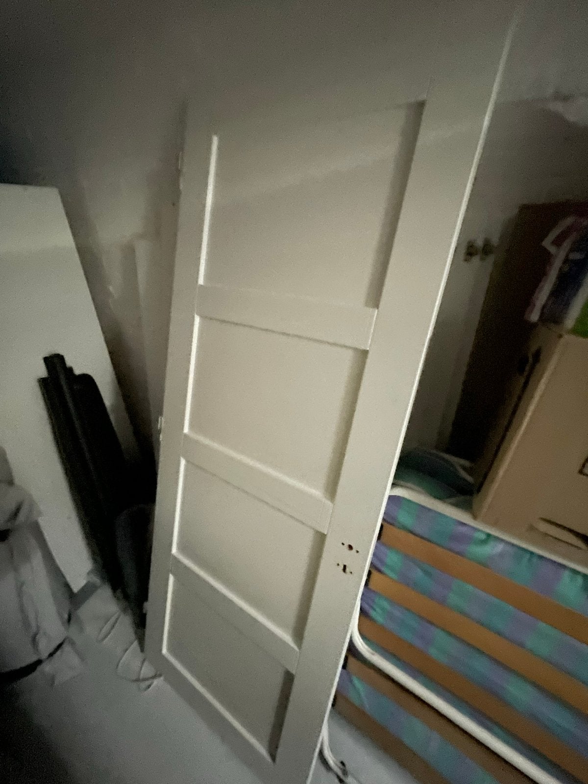 Binnendeur Gamma Niek wit mat 203x78 cm, Doe-het-zelf en Verbouw, Ophalen, Gebruikt, 80 tot 100 cm, Binnendeur