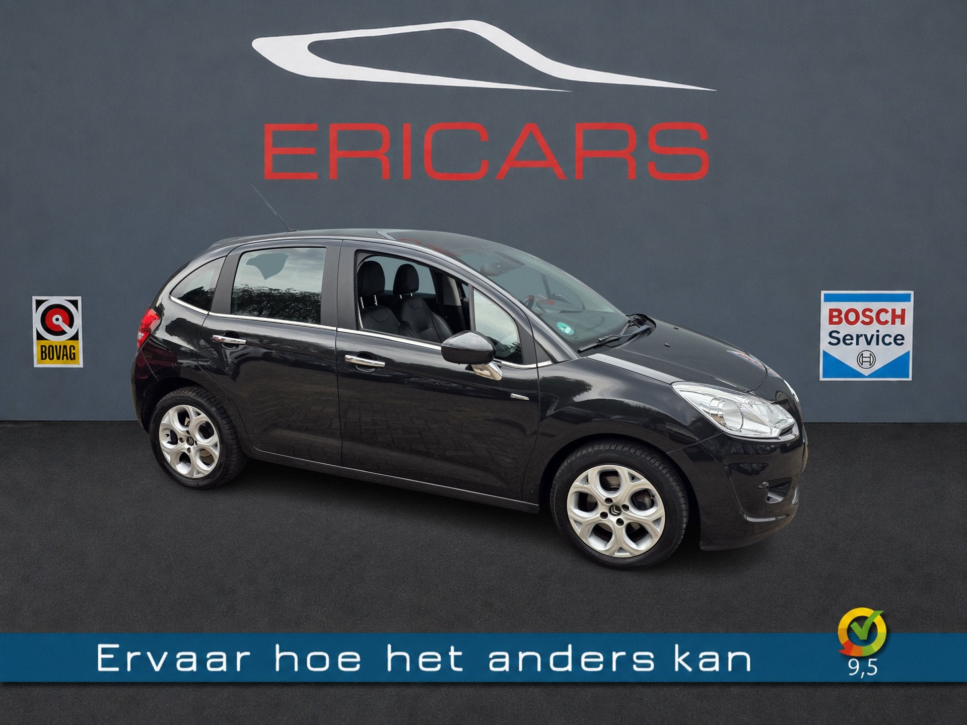 Citroën C3 1.6 VTi Exclusive AUTOMAAT LM PDC SKYVIEW, Auto's, Euro 5, 15 km/l, Gebruikt, Zwart