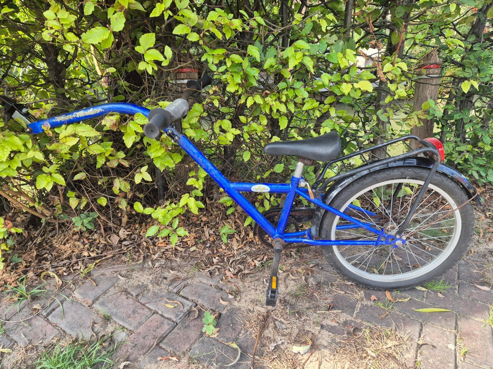 Funtrailer Aanhangfiets met Trekhaak - 20 inch wiel, Ophalen, Gebruikt, Aanhangfiets, Funtrailer